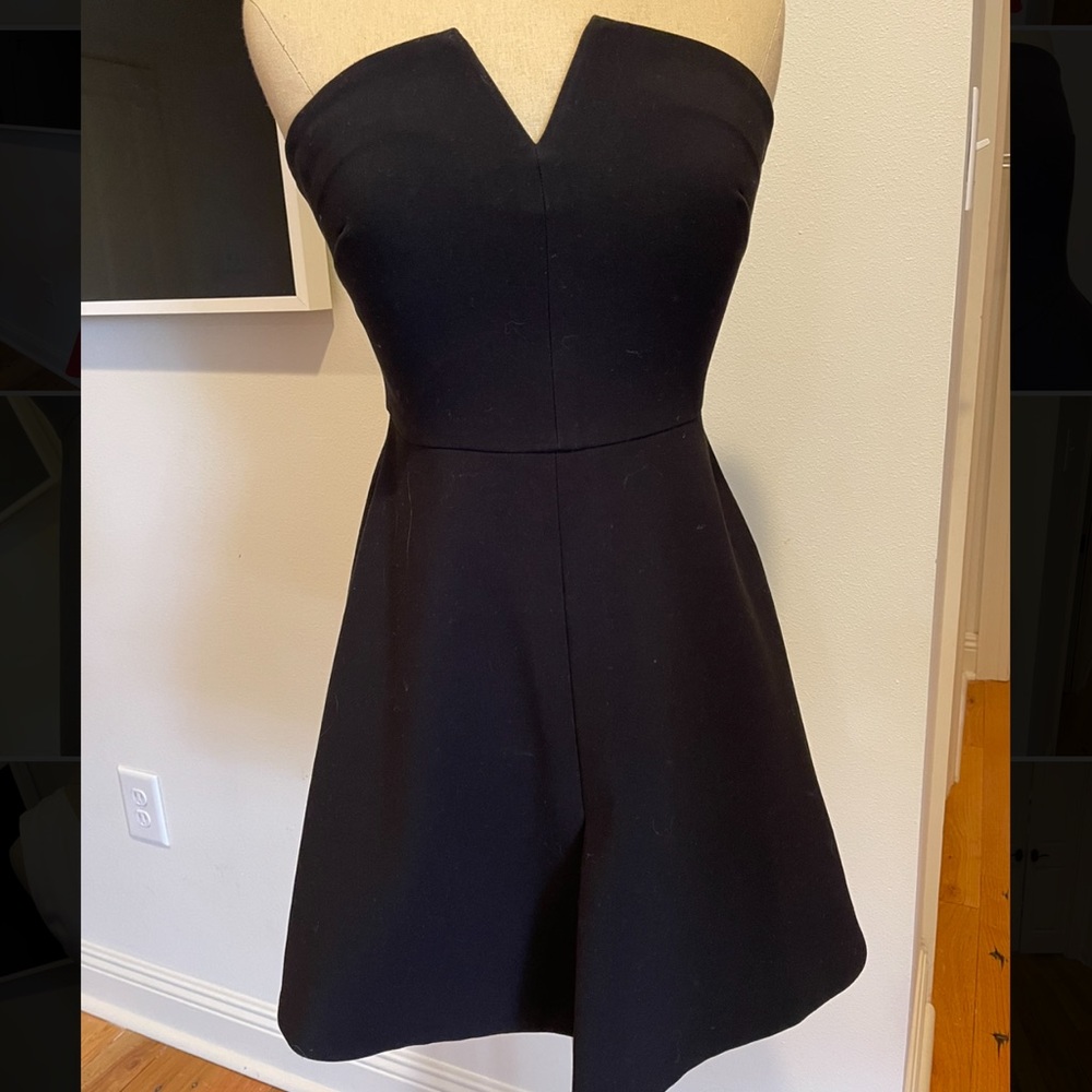 Likely Black strapless dress